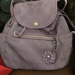 Coach back pack. Kyra Daisy Lilac